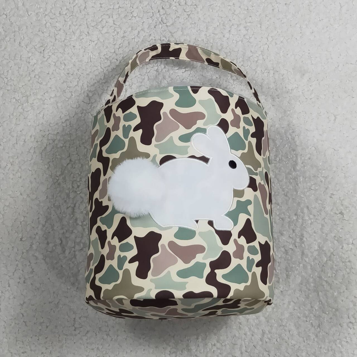 toddle baby camo bunny basket bag