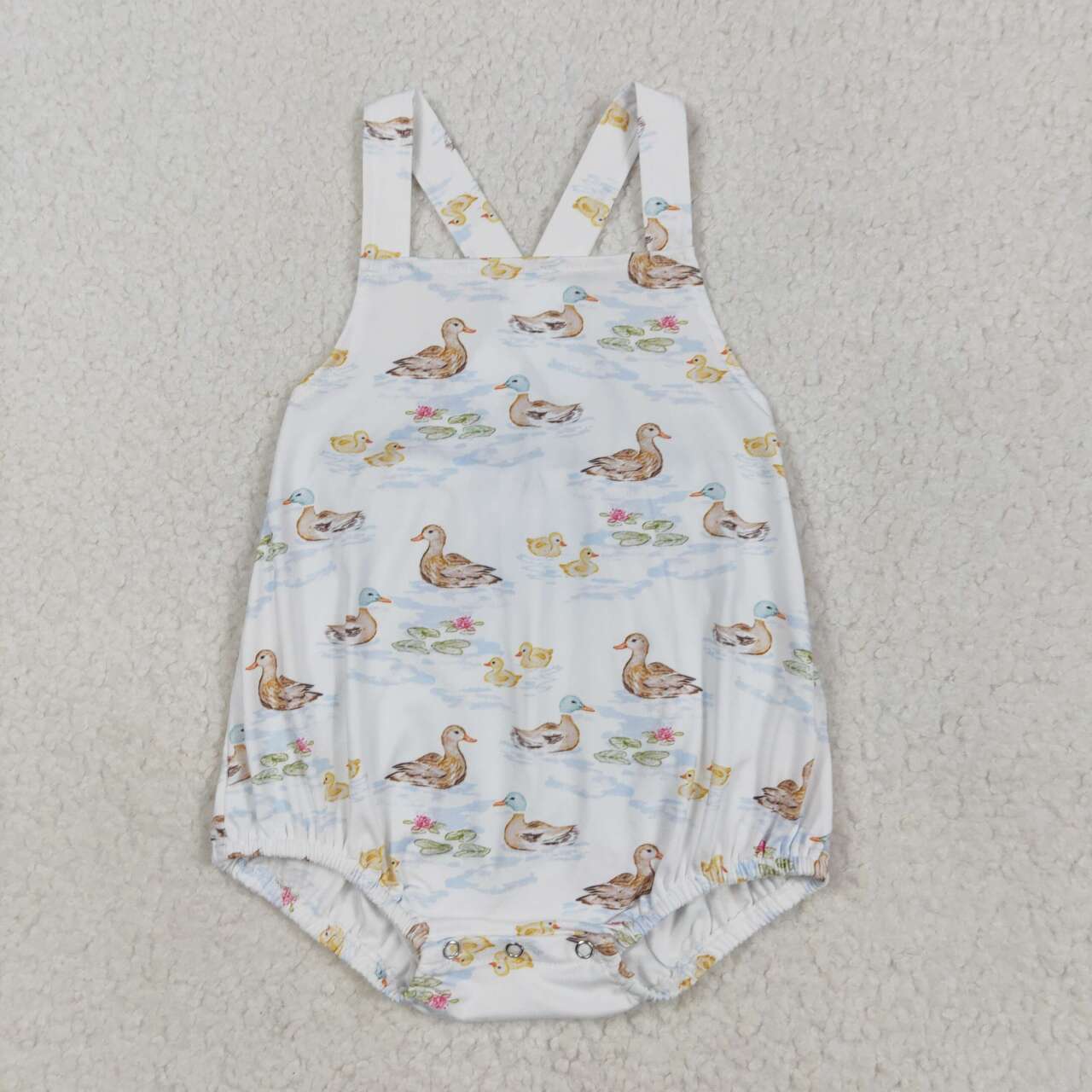 Toddle baby boy cute duck romper