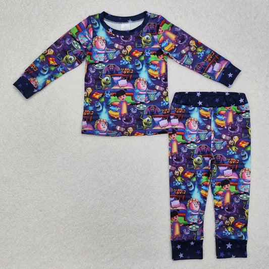 baby boy cartoon pajama set outfit