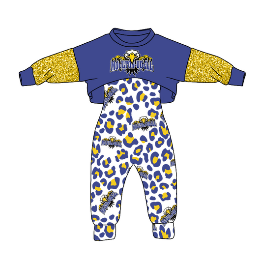 baby girls team jumpsuit 2pcs clothes set