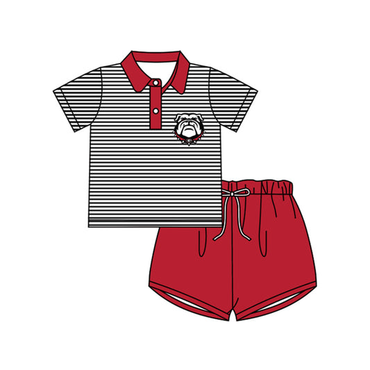 baby boy dog team design outfit