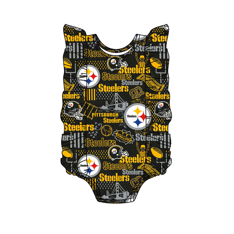 toddle girls team design romper