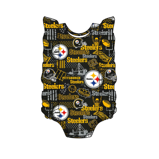 toddle girls team design romper