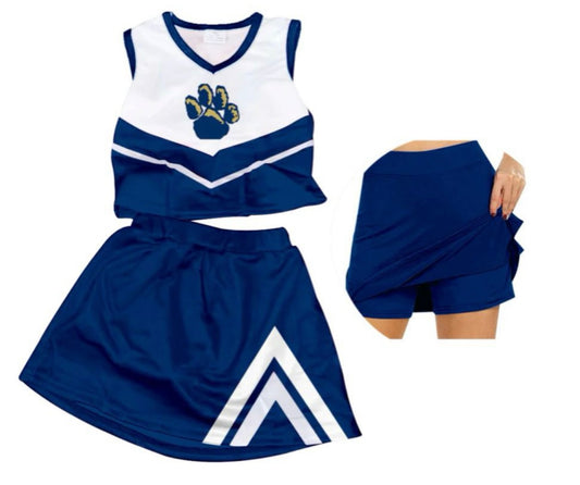 baby girls cheer skirt outfit