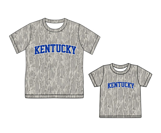 Mommy and Me Kentucky team design summer short sleeve top