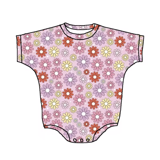 infant baby girls wholesale floral romper