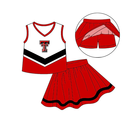 Baby girls custom team cheer outfit add shorts