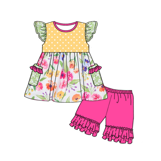 baby  girls  floral boutique set