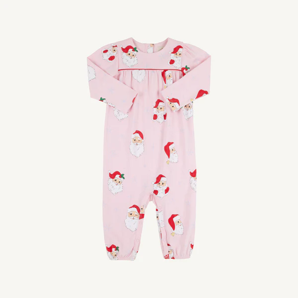 toddle baby girl Christmas Santa Claus romper