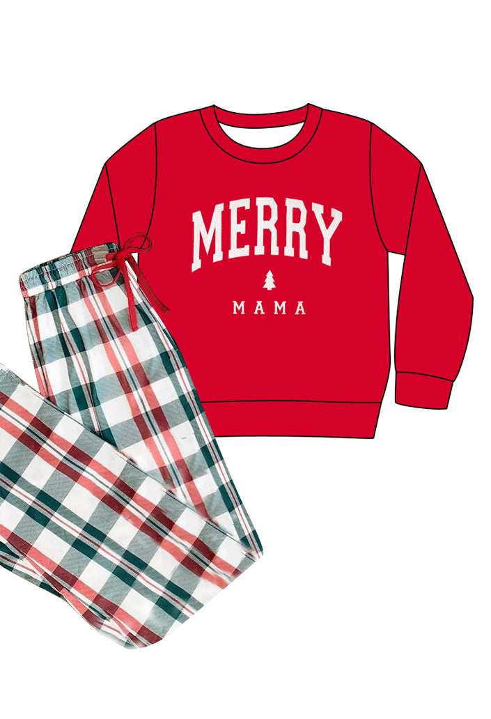 Adult women Christmas matching clothing set