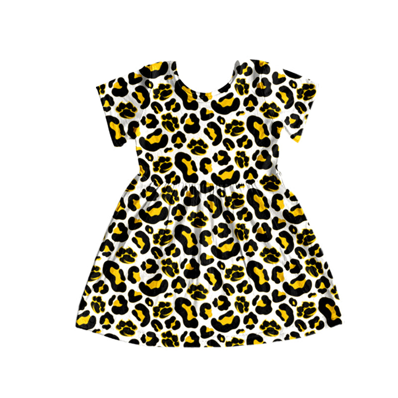 Baby girl short sleeve team dress