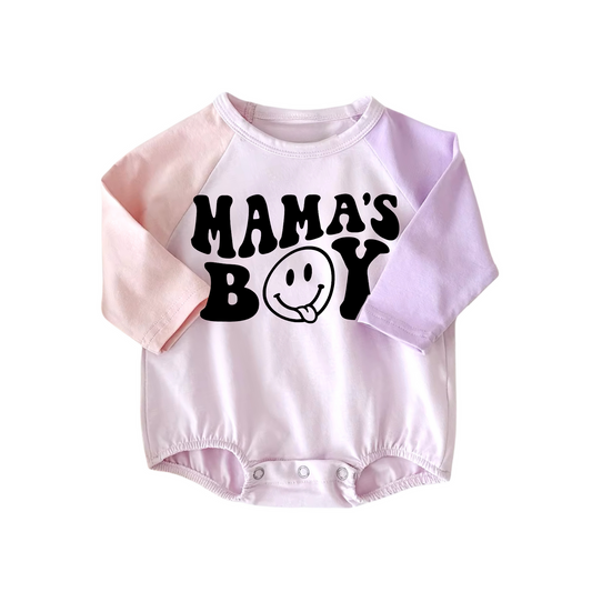 Mamas boy kids long sleeve romper