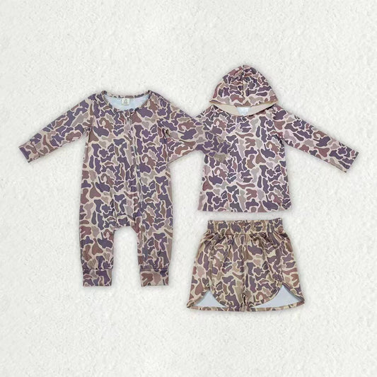 baby boy long sleeve grey camo hoodie top