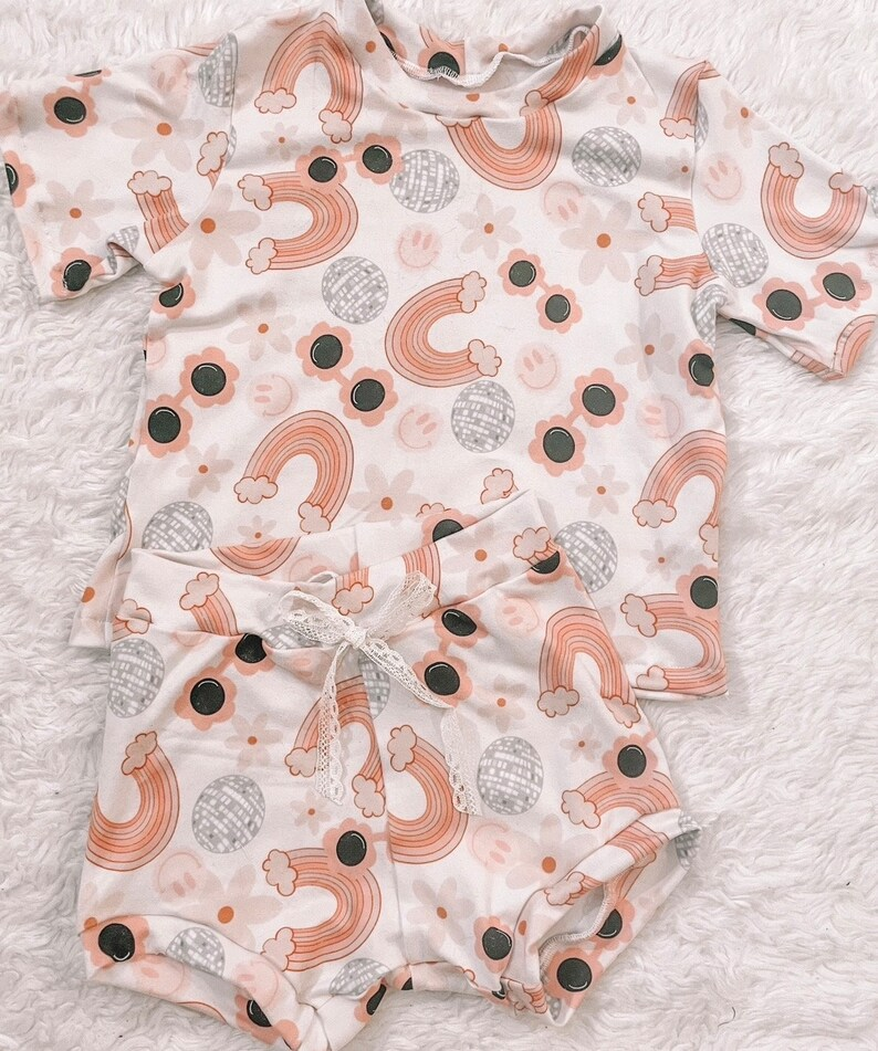 infant baby girls summer outfit