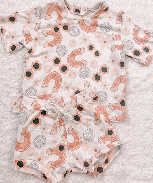 infant baby girls summer outfit