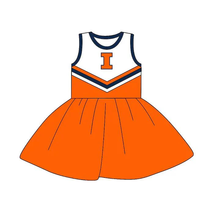 Toddle girls wholesale custom team design dress