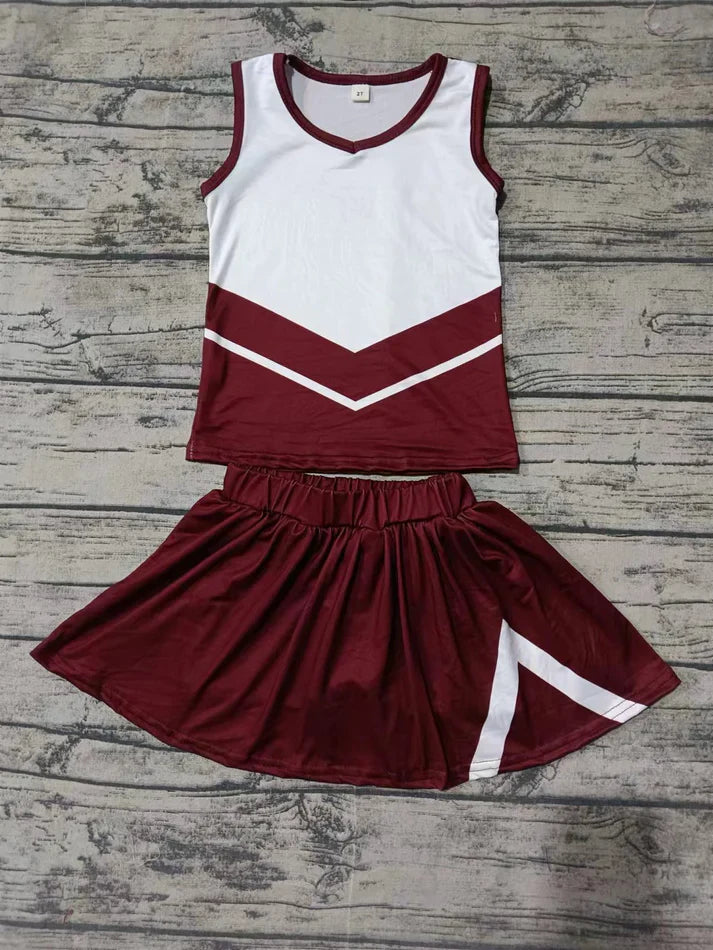 Baby girls custom team cheer outfit add shorts