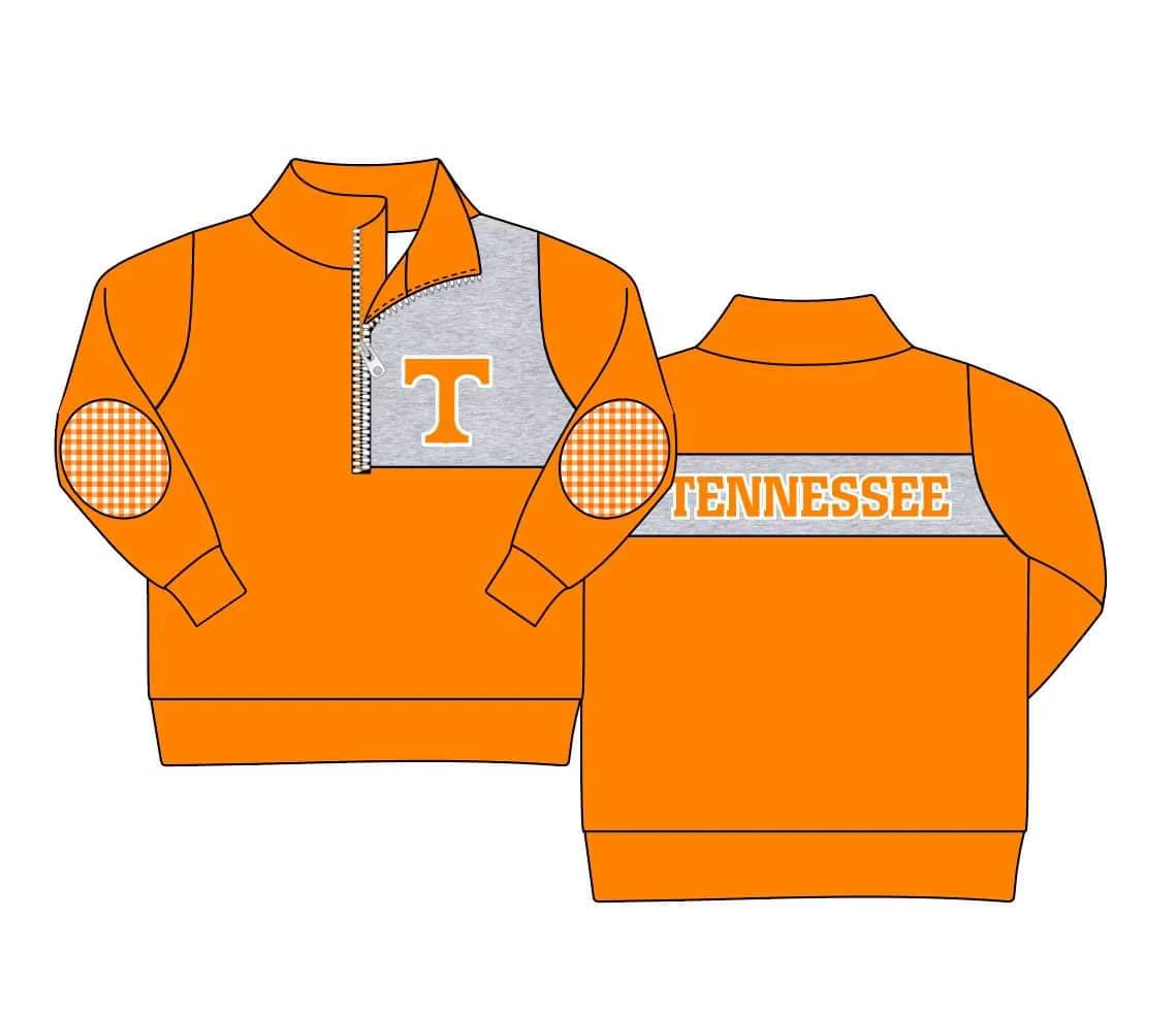 baby boy custom team long sleeve pullover