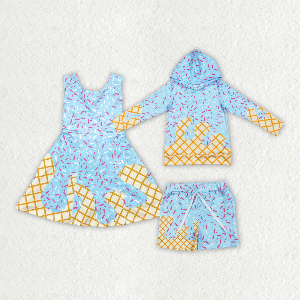 Baby girls active wear athletic summer yoga skirt dress