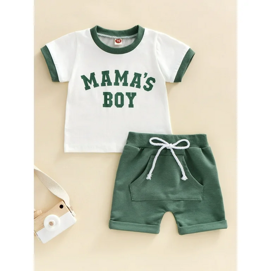 Mamas boy Mothers day kids outfit