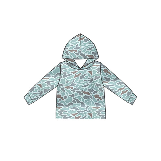 baby boy  long sleeve camo hoodie top