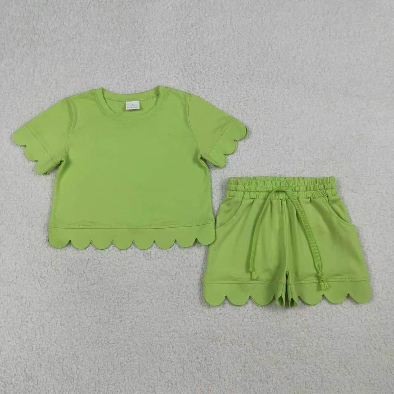 Aqua color toddle baby girls summer outfit