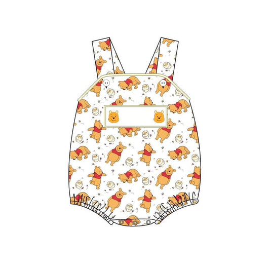 baby boy cartoon bear romper