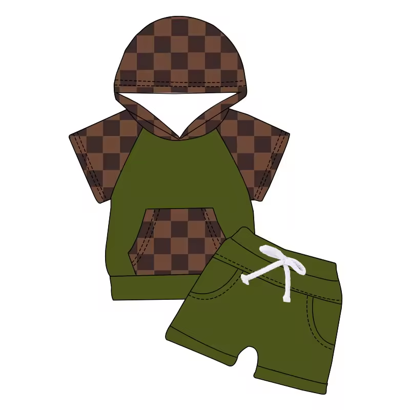 baby boy short sleeve hoodie outfit