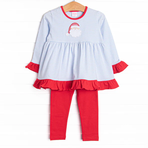 wholesale kids clothes Christmas sana claus matching outfit