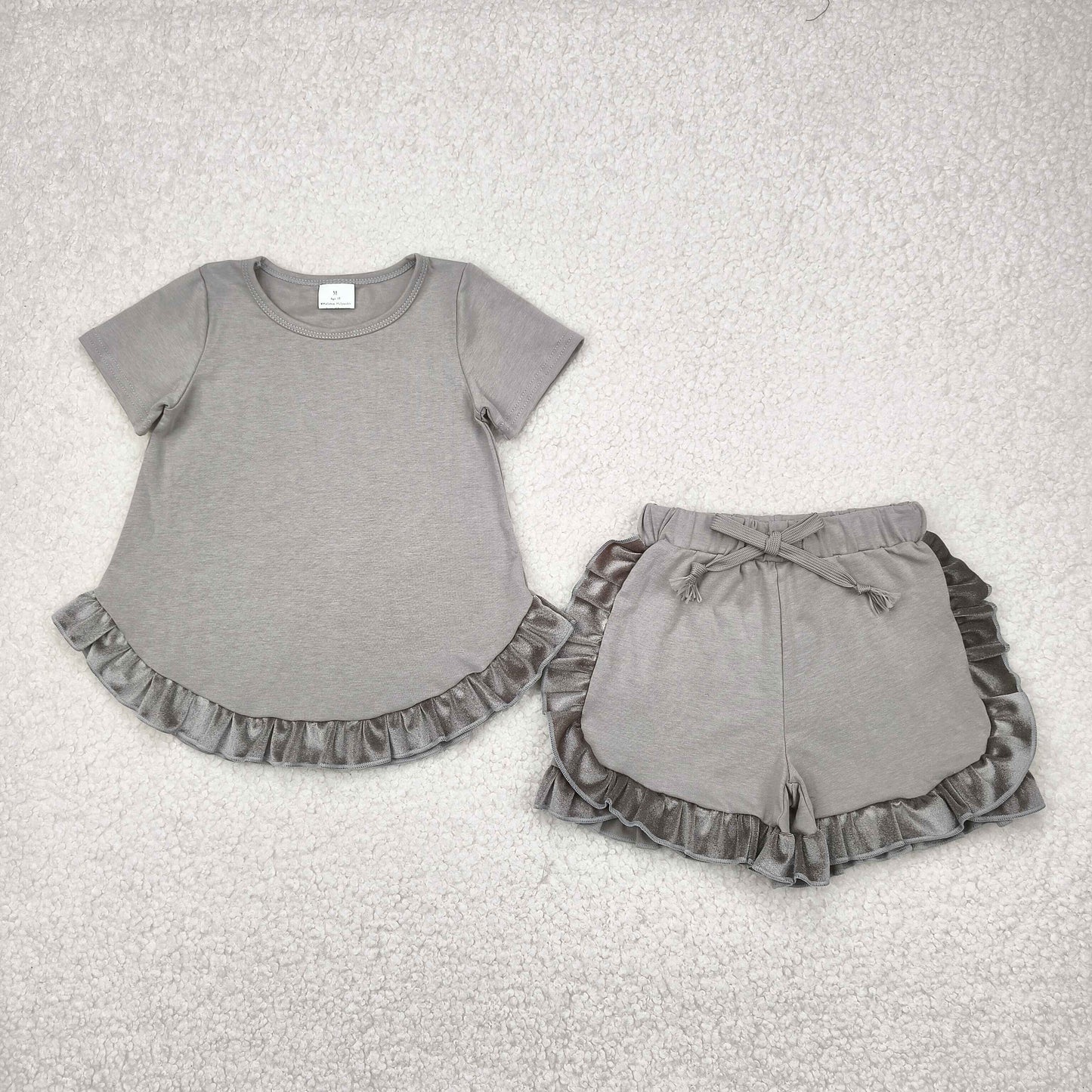 Toddle baby girl pink cotton summer outfit