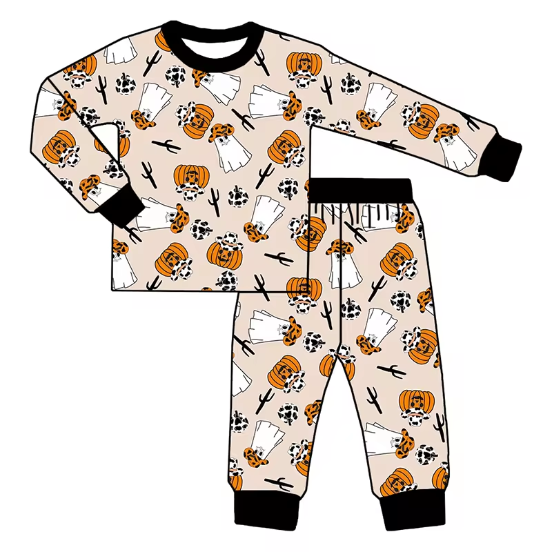 baby kids long sleeve halloween ghost pumpkin clothes