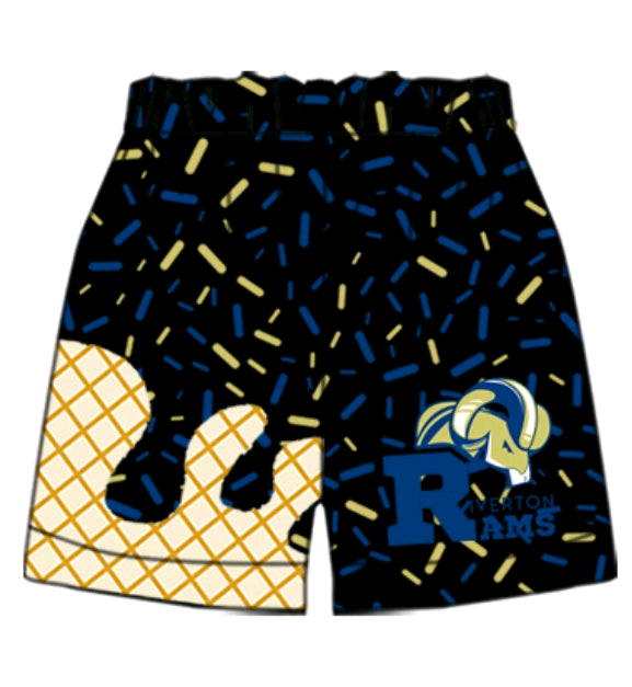 toddle baby  custom team shorts