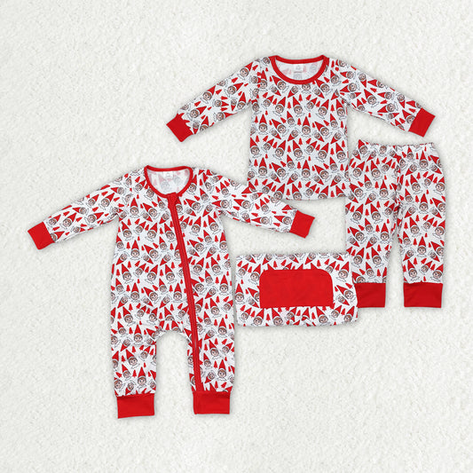 baby boy Christmas long sleeve matching bamboo clothes