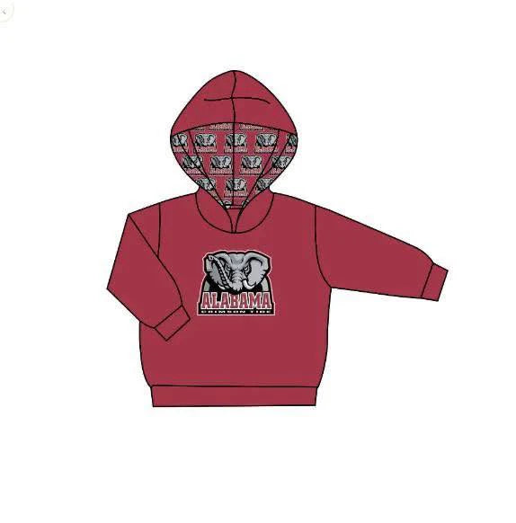 baby boy custom team design hoodie top