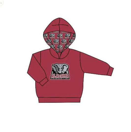 baby boy custom team design hoodie top