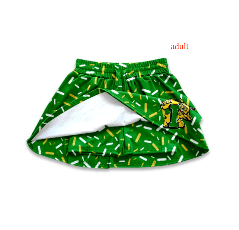Adult summer skirts add shorts inside