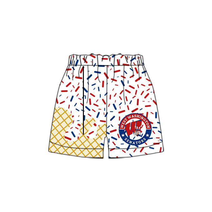 toddle baby boy college team summer shorts