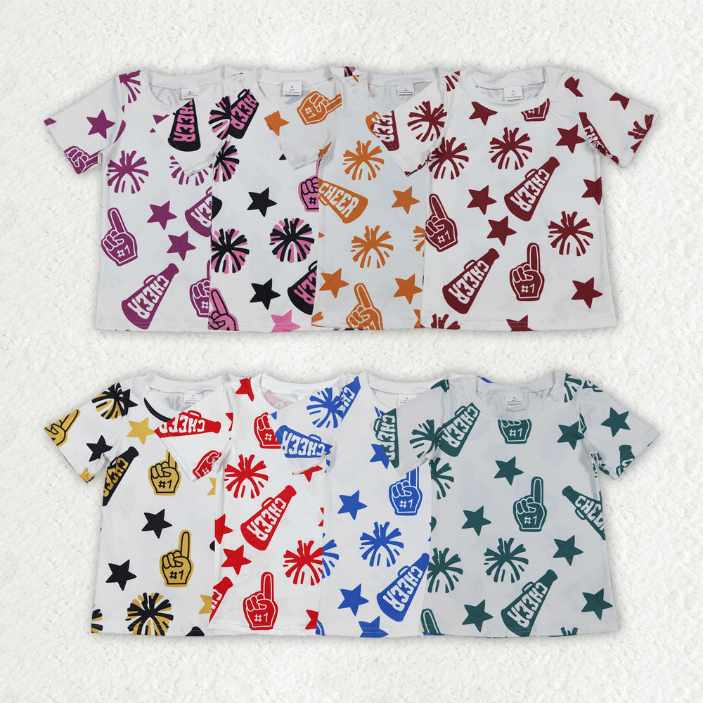 Baby girls cheer t-shirt top