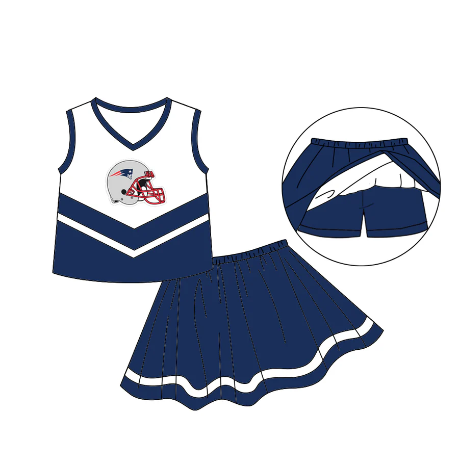 toddle girls cheer team skirt set