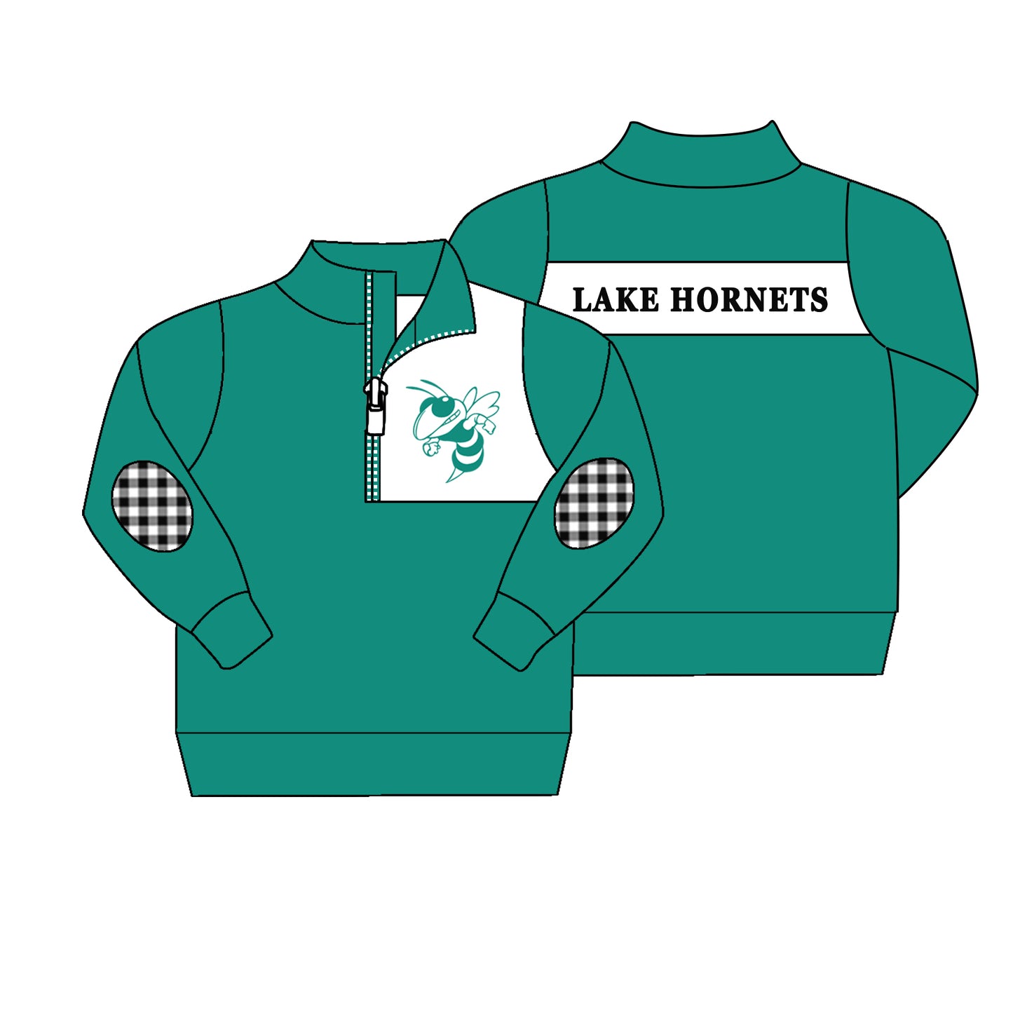 baby boy long sleeve bee team design pullover