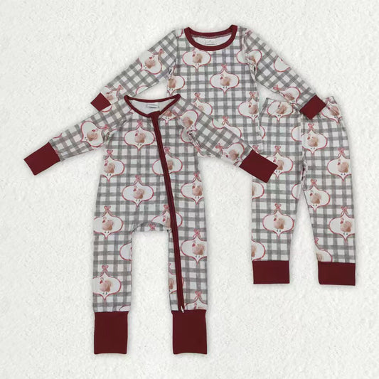 Thanksgiving turkey shirt matching pants pajama set