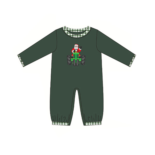 baby boy christmas design fall winter romper