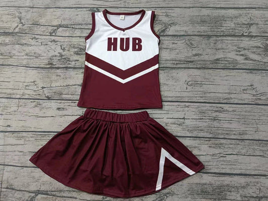 Baby girls custom team cheer outfit add shorts