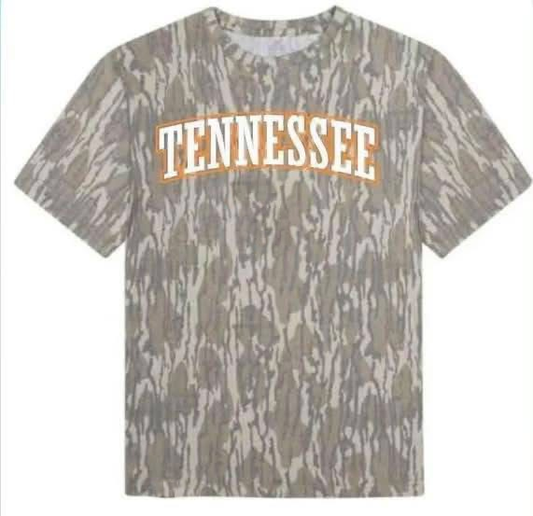 Tennessee print kids girls baby short sleeve top