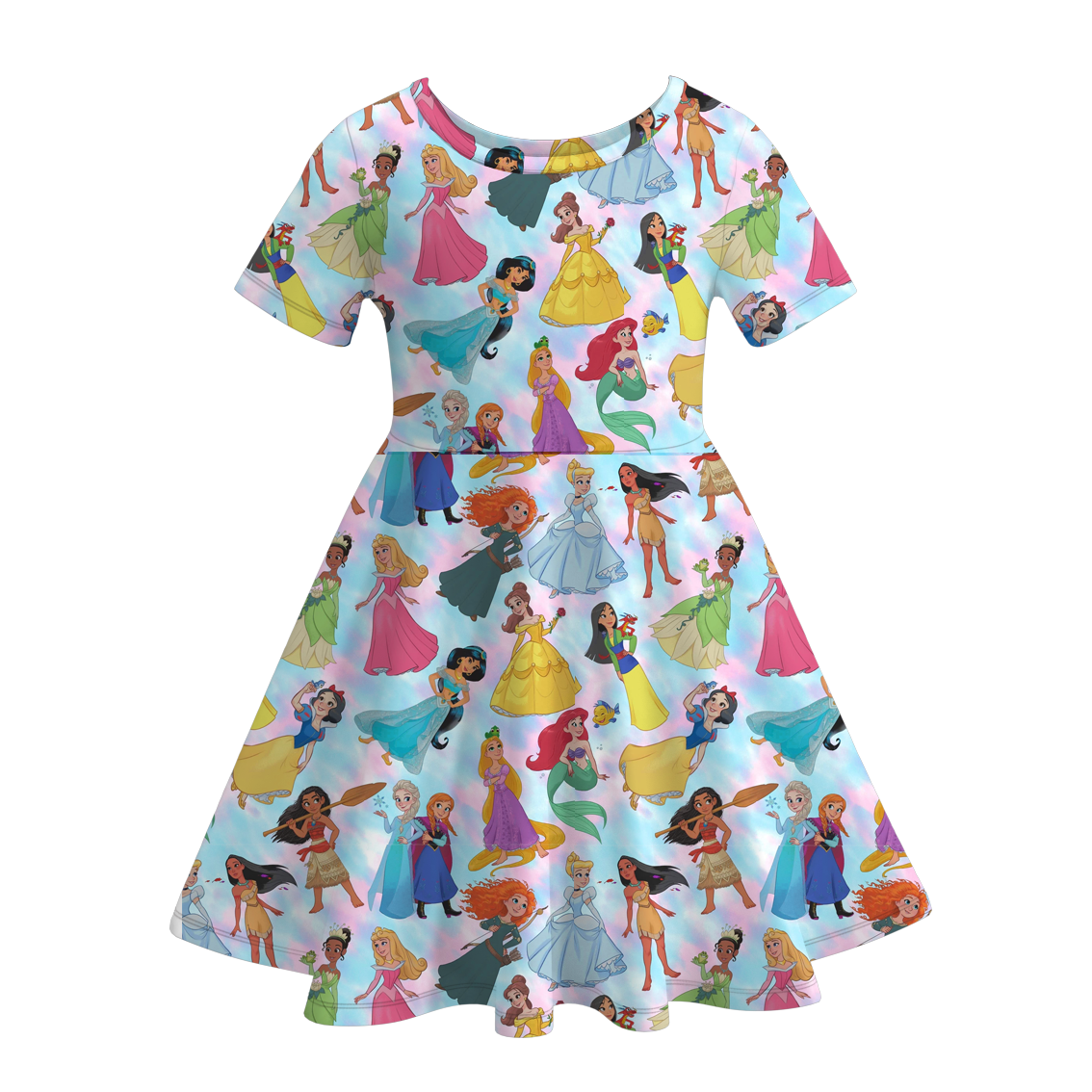 whoesale kids girls cartoon boutique dress