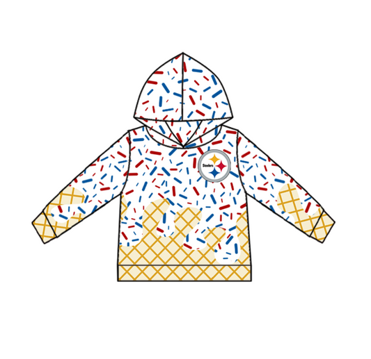 baby boy long sleeve custom team hoodie top