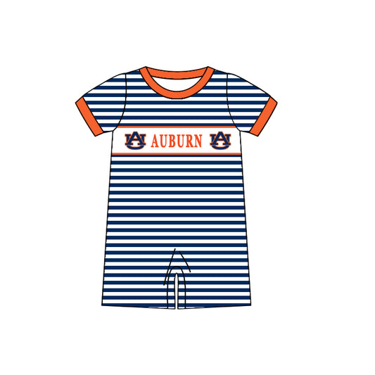 baby boy custom college team  design romper