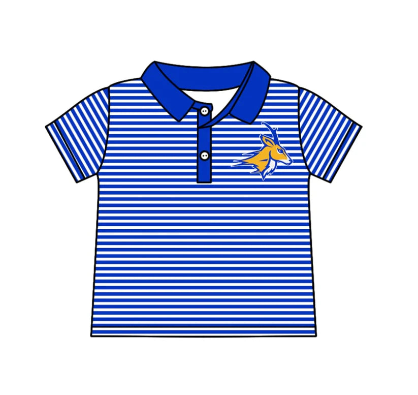 Kids short sleeve custom team polo shirt