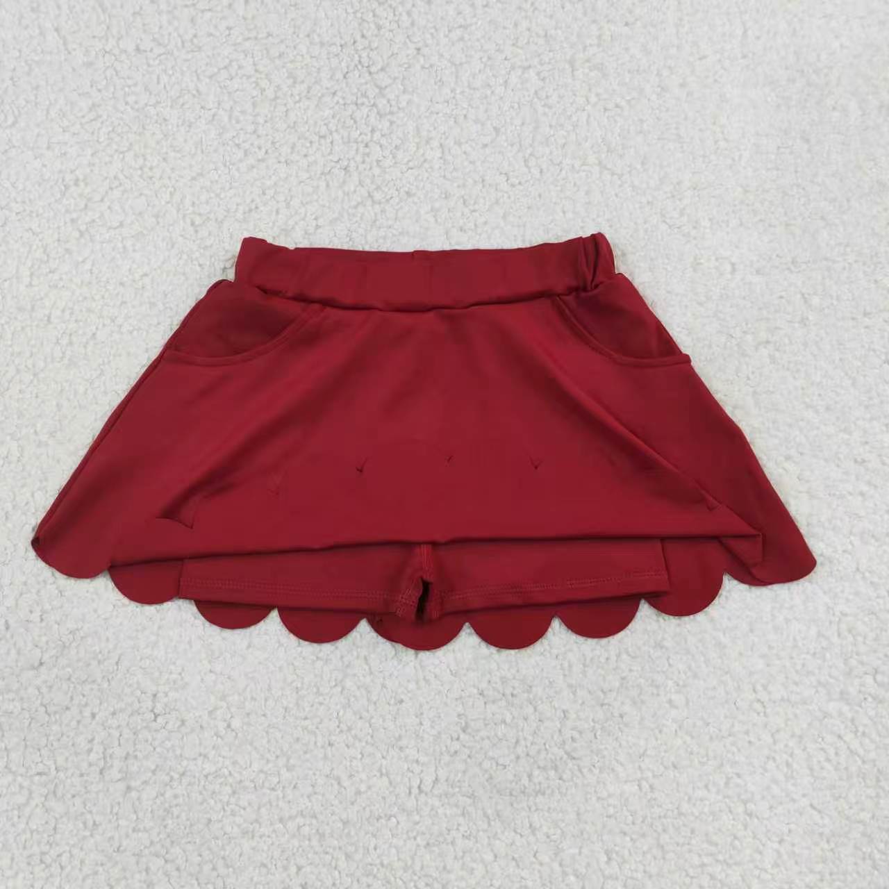 Toddle baby girls green active wear skirt shorts