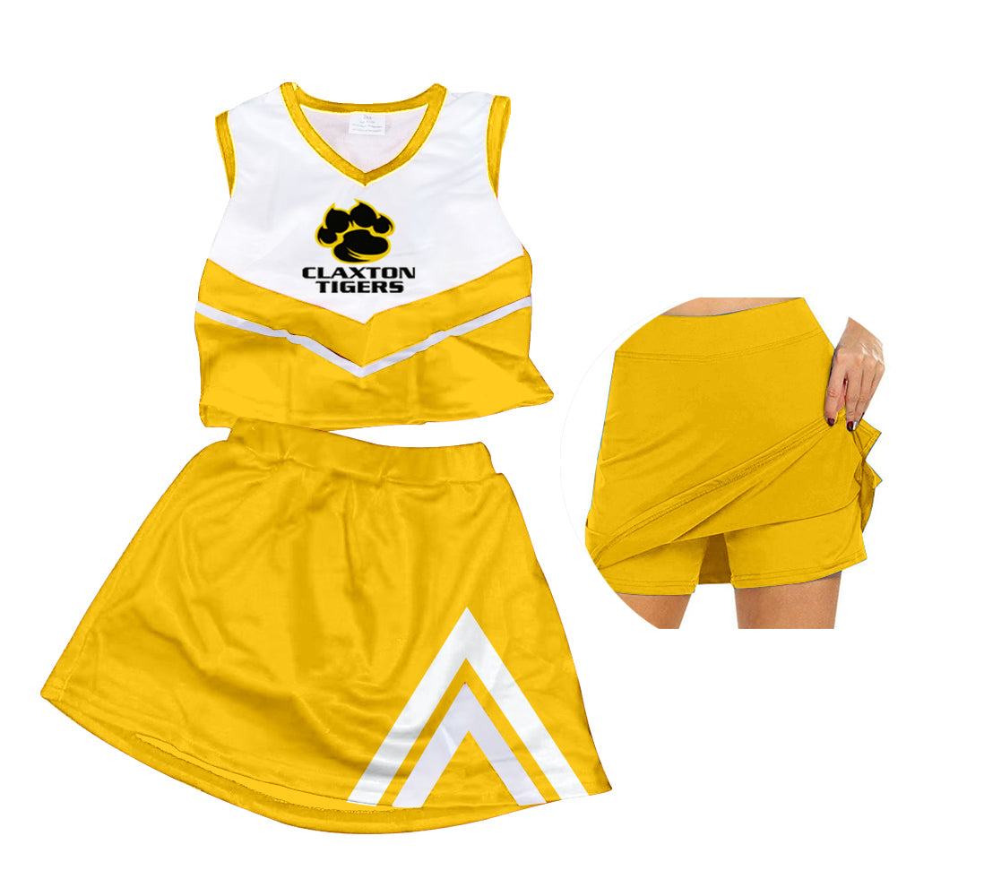 baby girls cheer skirt outfit
